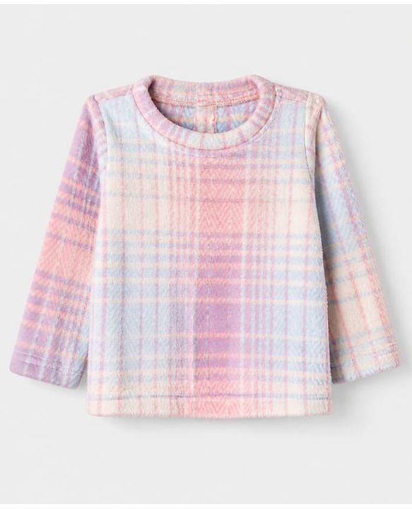 Babyhug Fur Woven Full Sleeves Printed Winter Wear Suit - Pink