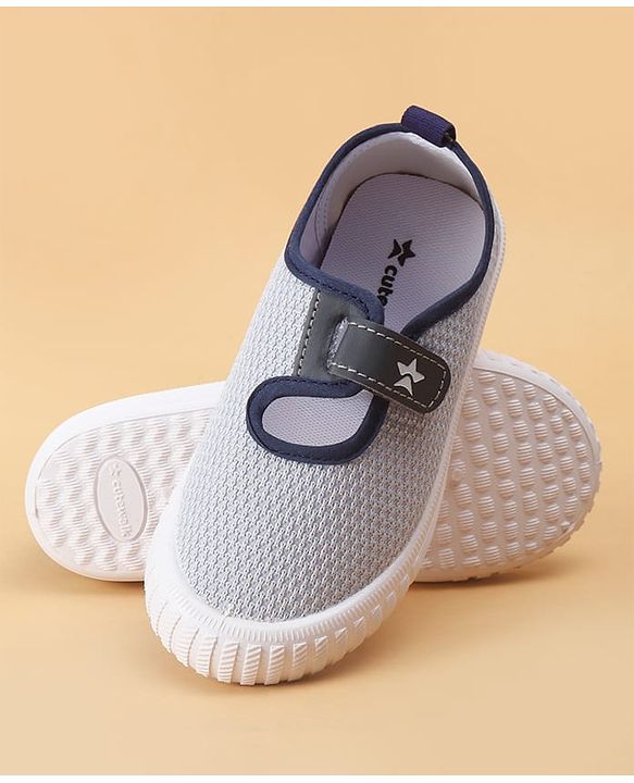Cute Walk by Babyhug Velcro Closure Casual Shoes - Grey