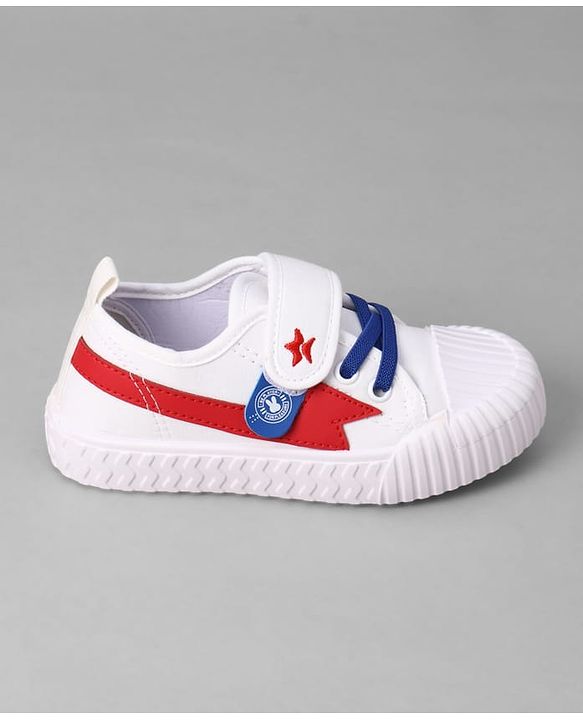 Cute Walk by Babyhug Velcro Closure Solid Casual Shoes - White