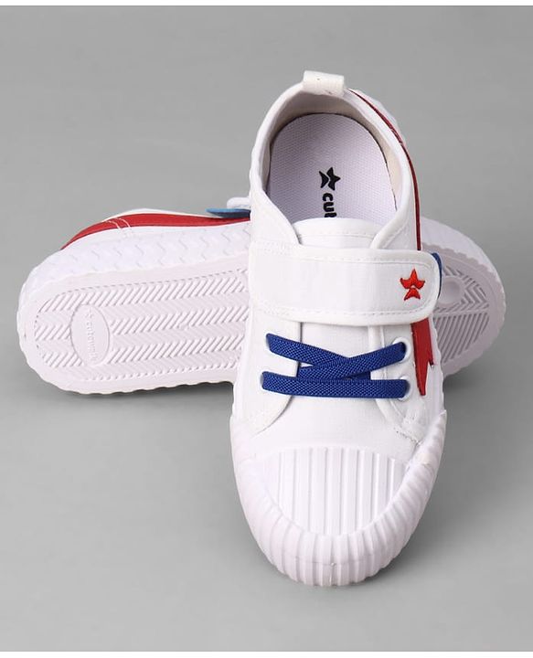 Cute Walk by Babyhug Velcro Closure Solid Casual Shoes - White