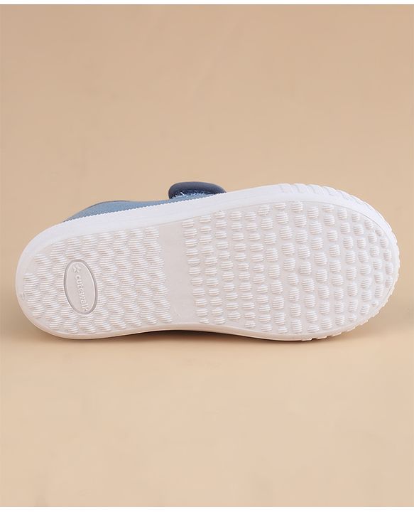 Cute Walk by Babyhug Velcro Closure Casual Shoes With Animal Print - Blue