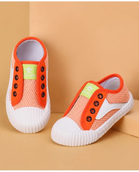 Cute Walk by Babyhug Canvas Single Pair Casual Shoes - Orange