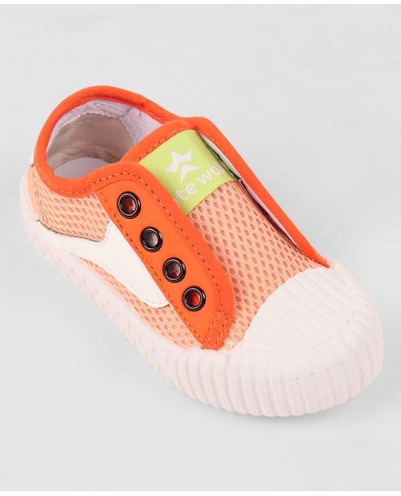 Cute Walk by Babyhug Canvas Single Pair Casual Shoes - Orange