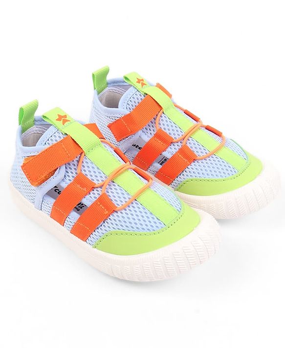 Cute Walk by Babyhug Velcro Closure Sandal With Lace Detailing - Orange