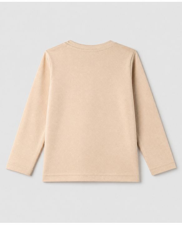 Babyhug 100% Cotton Interlock Knit Full Sleeves Striped T-Shirts with Car Graphic Print Pack of 3 - White Blue Beige