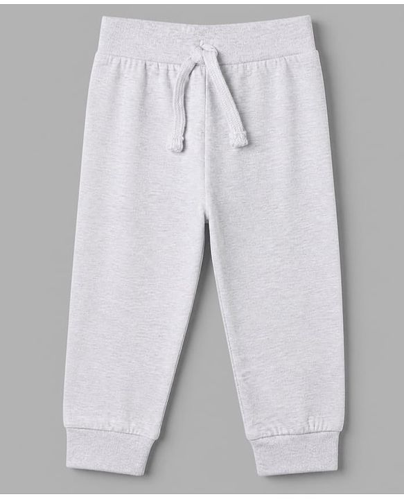 Babyhug Cotton Jersey Knit Full Length Track Pant With Car Print Pack of 3 - Blue Grey & Mustard