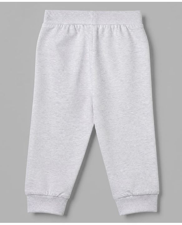 Babyhug Cotton Jersey Knit Full Length Track Pant With Car Print Pack of 3 - Blue Grey & Mustard
