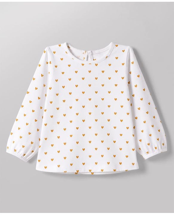 Babyhug Corduroy Woven Frocks with Inner Tee with Full Sleeves and Bunny Applique - Mustard