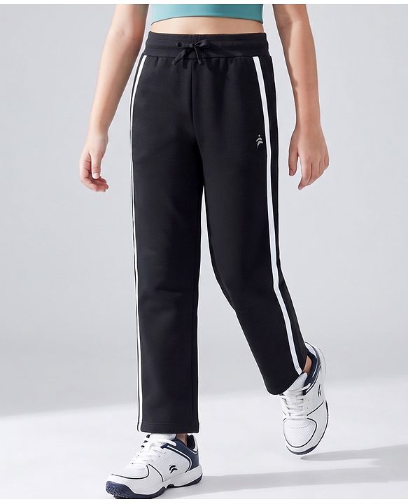 Pine Active Knit Full Length Super Stretch Track Pant - Black