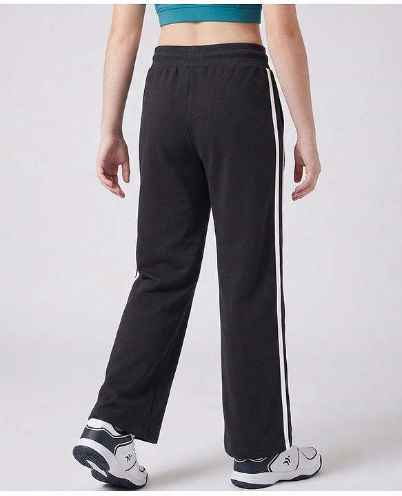 Pine Active Knit Full Length Super Stretch Track Pant - Black