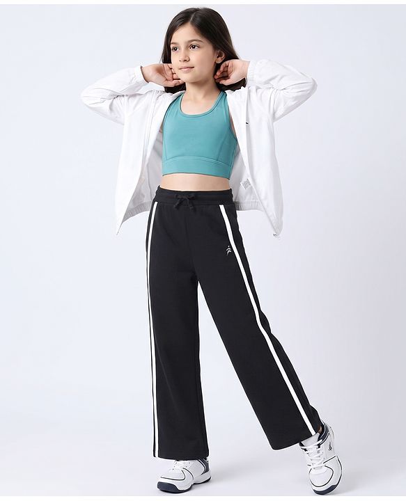 Pine Active Knit Full Length Super Stretch Track Pant - Black