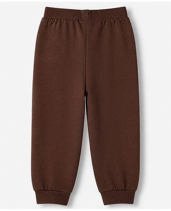 Babyhug Cotton Knit Full Length Lounge Pant with Tiger Print Pack of 3 - Green Maroon Beige