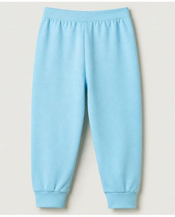Babyhug Cotton Knit Jogger Fit Full Length Lounge Pants Pack of 3 - Yellow Orange Blue