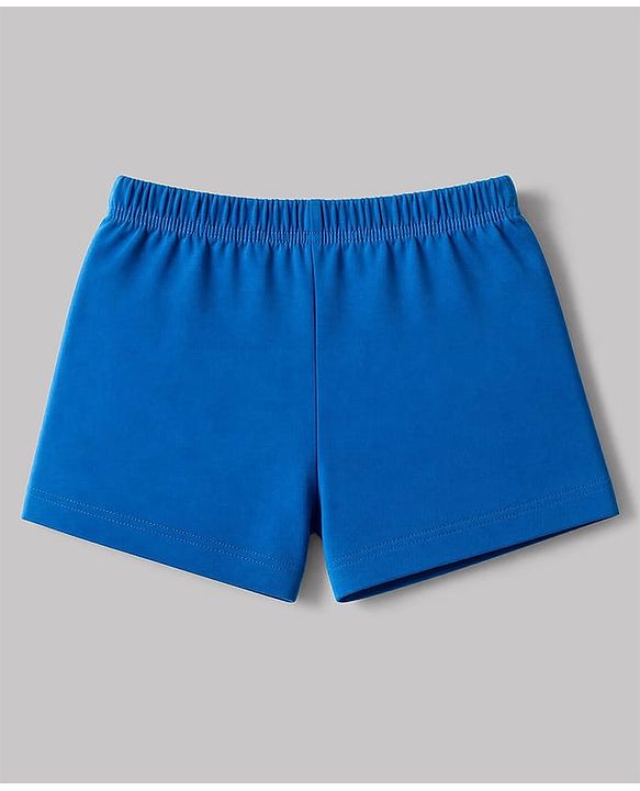 Babyhug 100% Cotton Single Jersey Knit Striped & JCB Printed Trunks Pack of 3 - Blue
