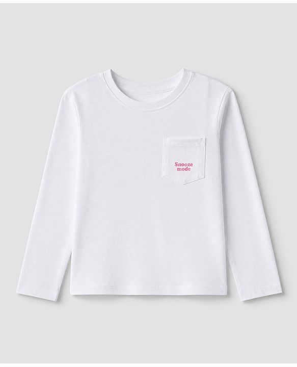 Pine Kids Pullover with Full Sleeves and Cloud Design - Red