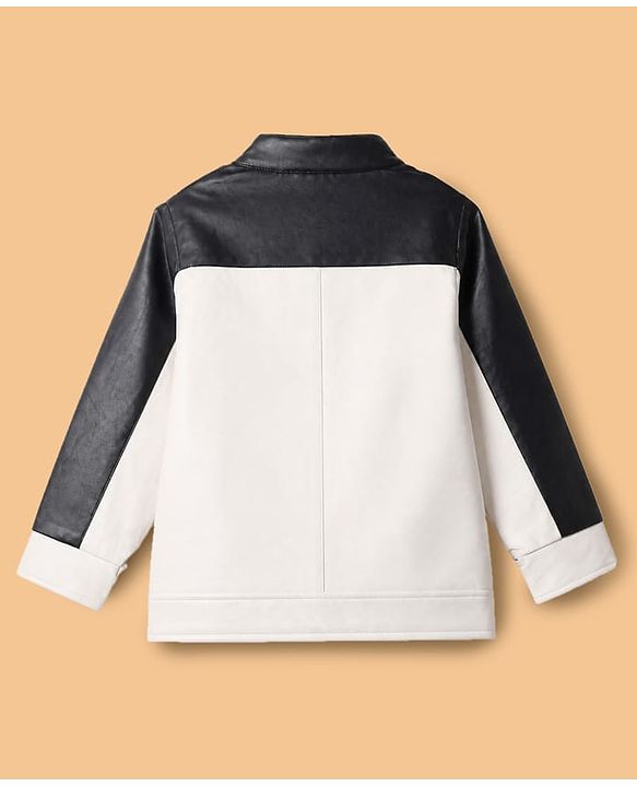 Pine Kids Woven Jackets with Full Sleeves in White