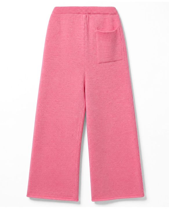 Pine Kids Knit Full Sleeves Sweater Set - Pink
