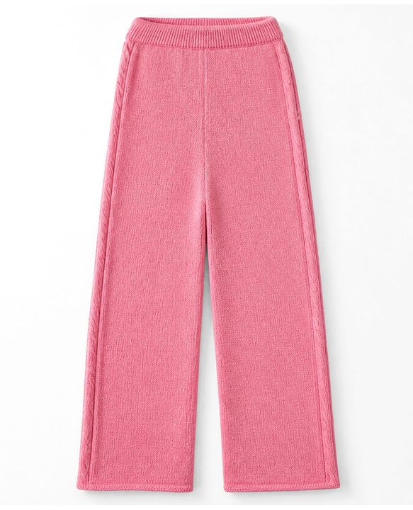 Pine Kids Knit Full Sleeves Sweater Set - Pink