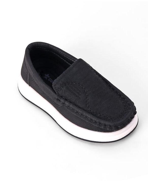 Cute Walk by Babyhug Slip On Solid Formal & Party Wear Shoes - Black