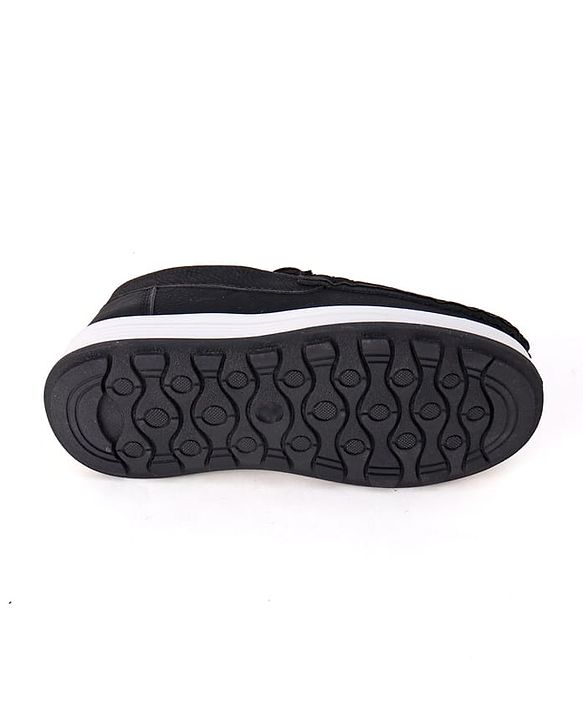 Cute Walk by Babyhug Slip On Solid Formal & Party Wear Shoes - Black