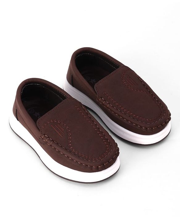 Cute Walk by Babyhug Slip On Solid Formal & Party Wear Shoes - Black
