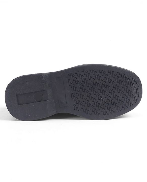 Cute Walk by Babyhug Slip On Formal & Party Wear Shoes With Applique - Black