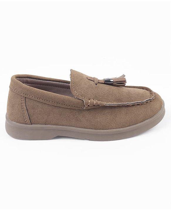 Cute Walk by Babyhug Slip On  Solid Colour Party Wear Shoes - Green