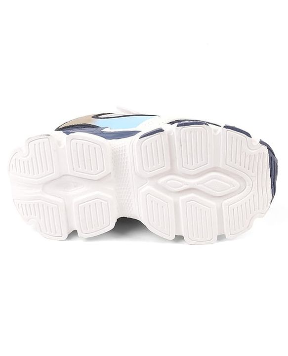 Cute Walk by Babyhug Velcro Closure Solid Sneakers -Navy Blue