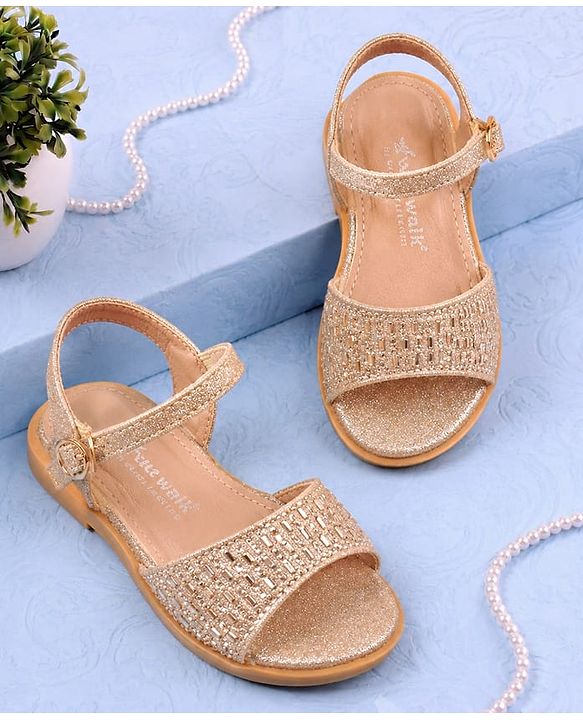 Cute Walk by Babyhug Single Pair Formal & Party Wear - Golden