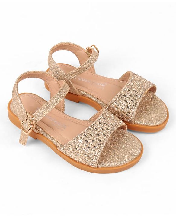 Cute Walk by Babyhug Single Pair Formal & Party Wear - Golden