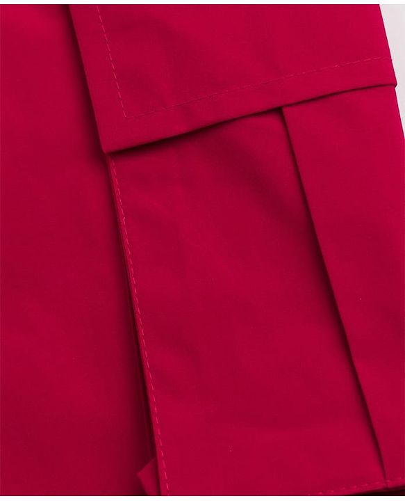 Pine Active Woven Ultra Light Performance Full Length Solid Cargo Pant -  Red