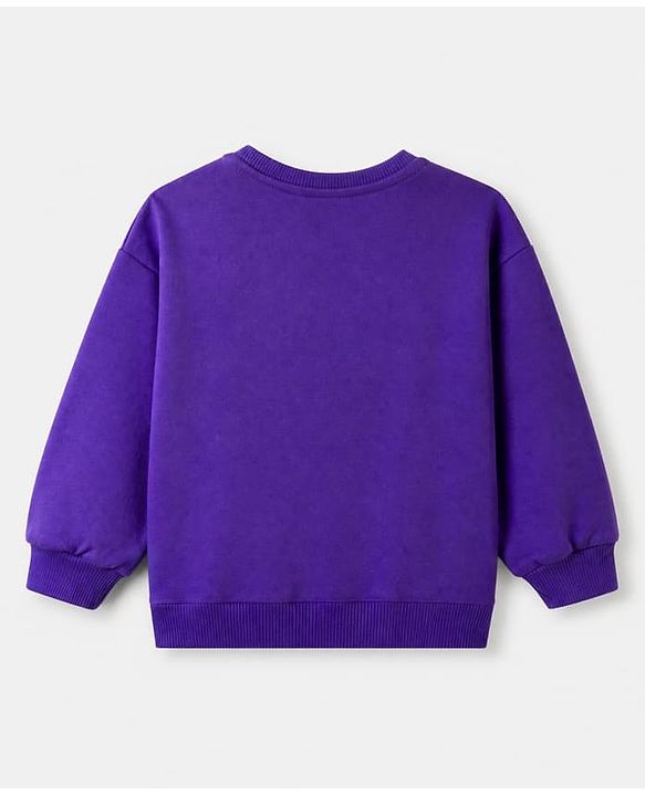Babyhug Disney 100% Cotton Knit Full Sleeves Drop Shoulder Sweatshirts with Mickey Mouse Print in Blue & Green Pack of 2