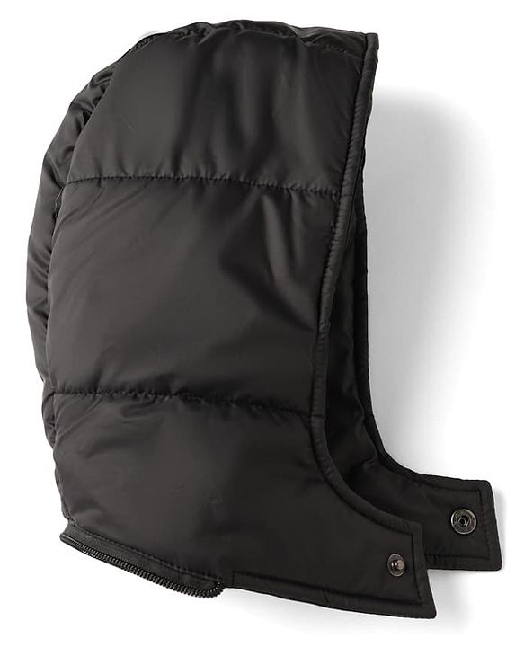 Pine Kids Lucas Woven Hooded Padded Jacket with Full Sleeves and Marvel Badge - White