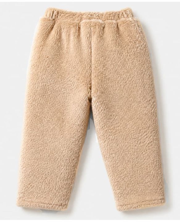 Babyhug Woven Full Sleeves Hooded Winter Wear Suit with Bear Ear Applique in Brown