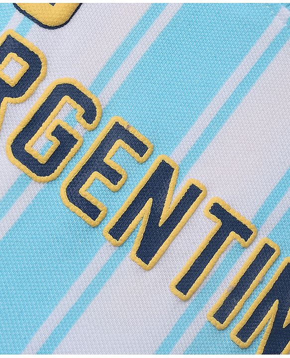 Babyhug 100% Cotton Knit Half Raglan Sleeves Argentina Printed T-Shirt & Shorts Set - Light Blue
