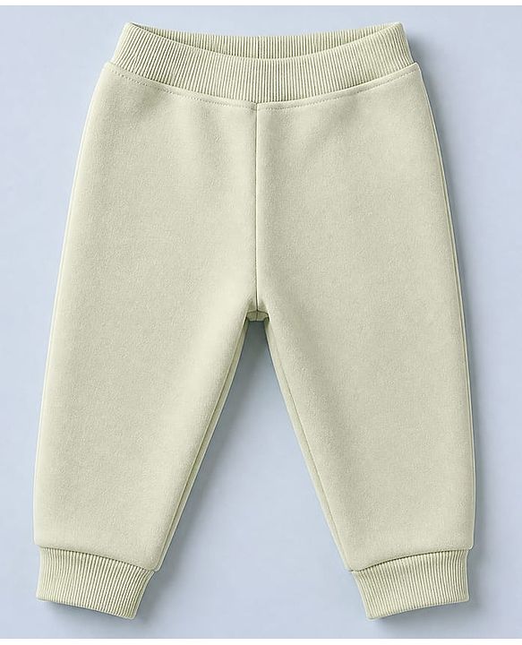 Babyhug Velour Knit Full Sleeves Winter Wear Suit Bear Print & Applique & Cap - Cream