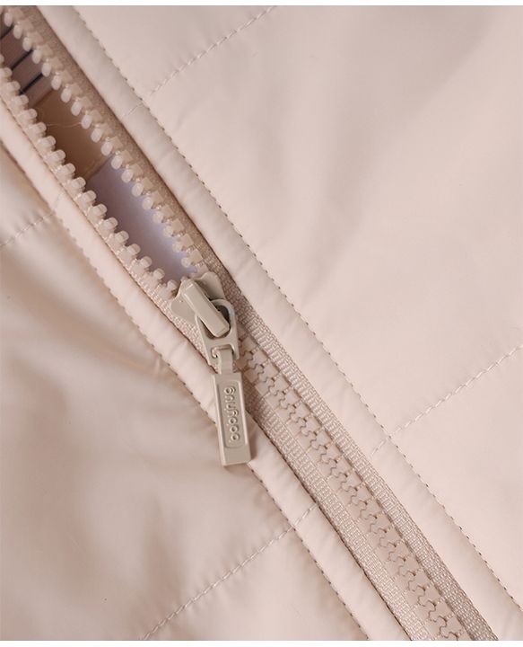 Babyhug Woven Hooded Jackets with Full Sleeves - Light Brown
