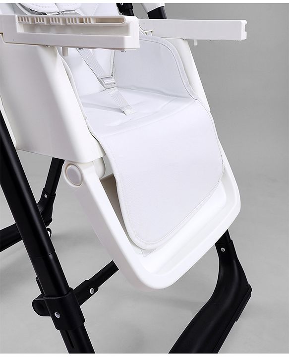 Babyhug Smart 3-in-1 High Chair with Swing for Baby, Adjustable Height, Dual Tray, Reclinable Backrest & Footrest Feeding Chair