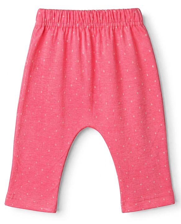 Babyhug Cotton Knit Diaper Leggings With Butterfly Print Pack of 3 in Blue Yellow