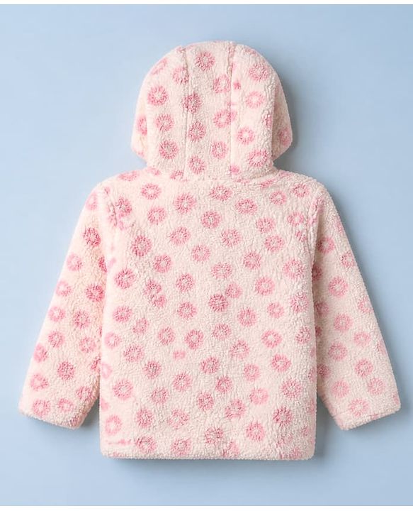 Babyhug Fur Winter Wear Suits Regular Pink/white 18-24m