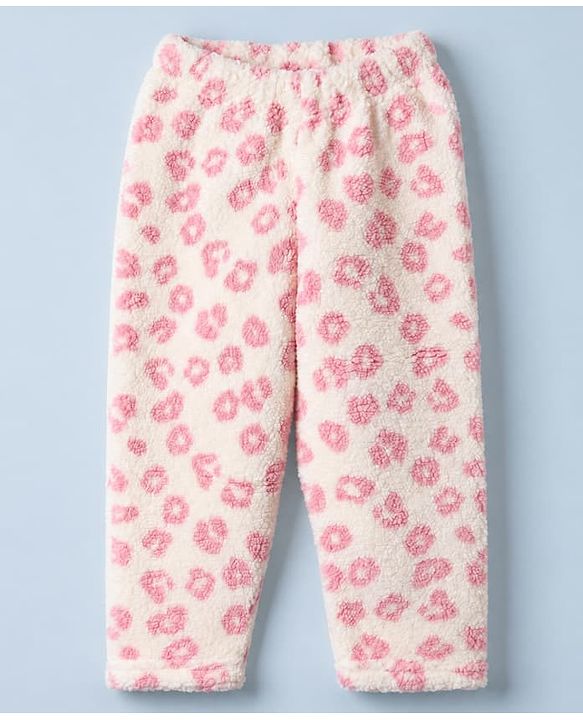 Babyhug Fur Winter Wear Suits Regular Pink/white 18-24m