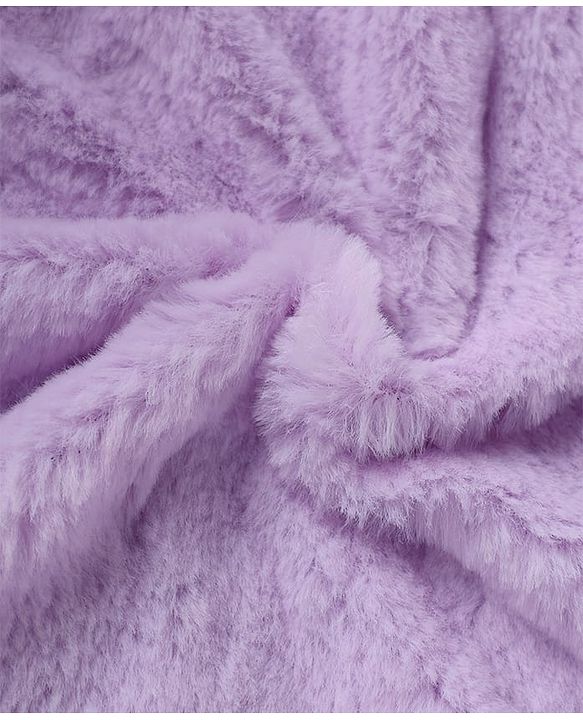 Babyhug Woven Padded/Quilted/ Winter Jacket with Full Sleeves in Purple for 6-9 Months