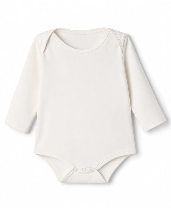 Babyhug 100% Cotton Interlock Knit Full Sleeves Solid Onesies Pack of 5 - Pink, Purple & Beige
