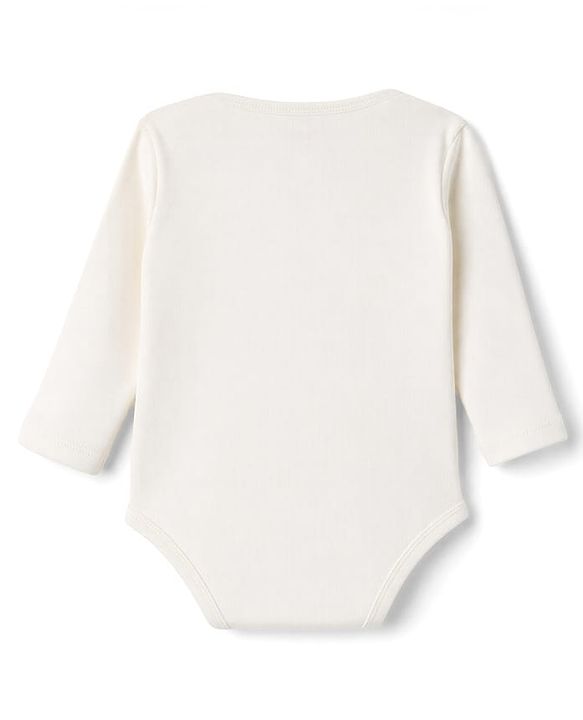 Babyhug 100% Cotton Interlock Knit Full Sleeves Solid Onesies Pack of 5 - Pink, Purple & Beige