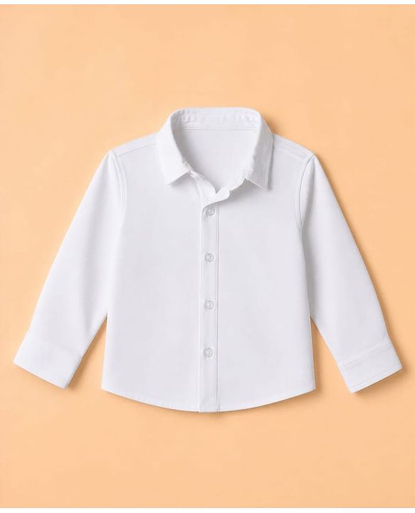 Babyhug Woven Full Sleeves Solid Shirt With Trouser & Striped Waistcoat Three Piece Party Suit With Bow - Navy Blue