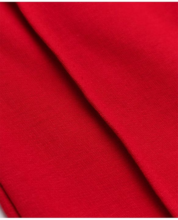Babyhug Cotton Looper Knit Lounge Pant - Red