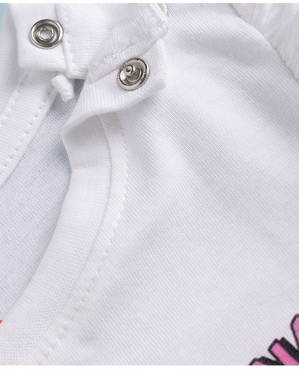 Babyhug Disney Single Jersey Knit T-Shirt with Full Sleeves and Simba Print - White
