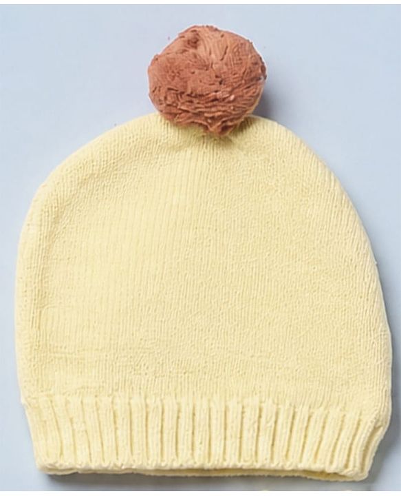 Babyhug Natural Knit SWEATER SET Regular YELLOW 0-3m
