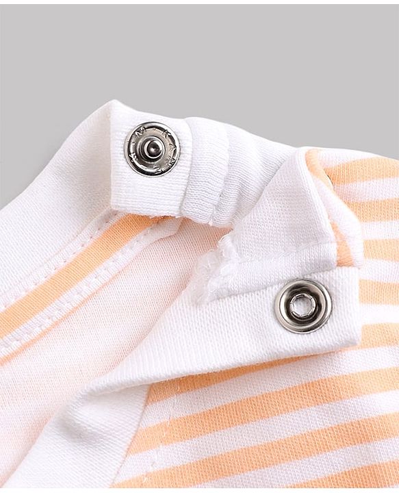 Babyhug 100% Cotton Interlock Knit Full Sleeves T-Shirts with Fox, Monkey & Koala Print in Sky Blue, Light Pink & Offwhite