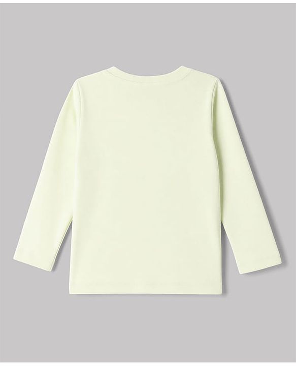Babyhug 100% Cotton Interlock Knit Full Sleeves T-Shirts with Fox, Monkey & Koala Print in Sky Blue, Light Pink & Offwhite